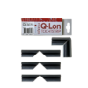 Q-lon 3073, doos met vier hoekjes, zwart